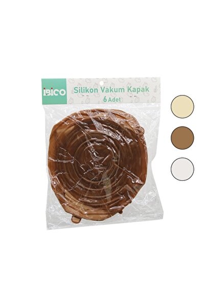 Greathings ІБІКО І22-025 (6 ШТ.) (КОЛЬОРОВИЙ СИЛІКОН) (ВАКУУМНА КРИШКА) (КРИШ...