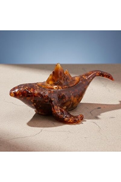 Generic Handmade Whale Carving – Natural Amber Figurine Collectible Art Piece