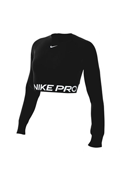 Nike Women's Pro Df 365 Cropped Blouse FV5484-010 Size: XS