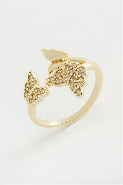 ZERO LAND Nrzsnt Butterfly Stone Ring (14128) - Yellow