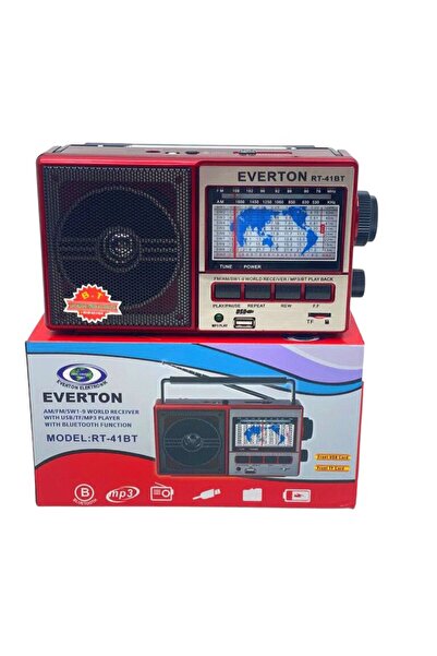 Greathings EVERTON RT-41BT USB ŞARJLI RADYO BLUETOOTH & MP3 & TF CARD*24