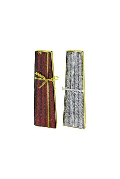 Greathings BAROTTİ DMR-9695 (4 BUC.) Sfeșnic Aurit cu Lumânări Argintii 24CM*120