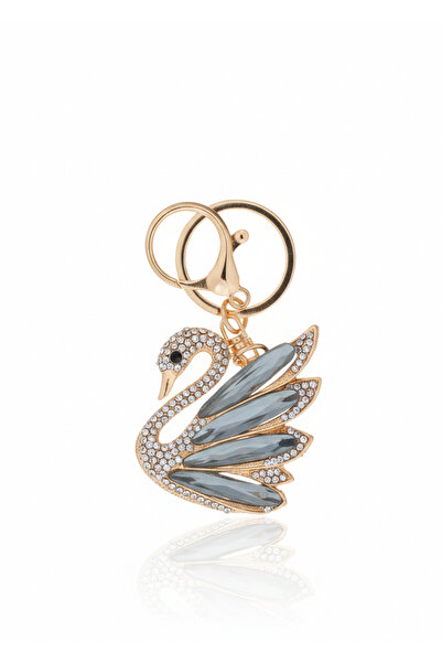 Vina Bag And Jewelry Svarovski Kuğu Model Kadın Kristal Taşlı Çanta Charmı ve...