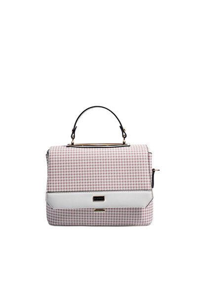 Silver Polo Silver & Polo SP838 Γυναικεία Τσάντα χιαστί Πόδια Χήνας Καρό Βουρ...