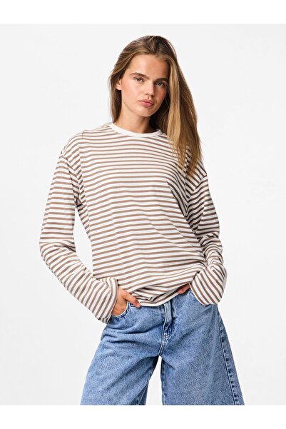 PIECES Oberteil mit langen Ärmeln PCSADIE