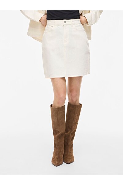 VILA Jeansrock Kurzer