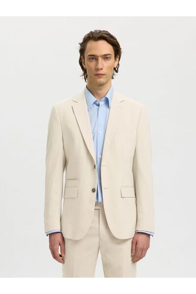 SELECTED Blazer Gewebter Wollgemisch