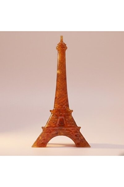 Generic Handmade Eiffel Tower Amber Carving – Natural Amber Figurine Collectible