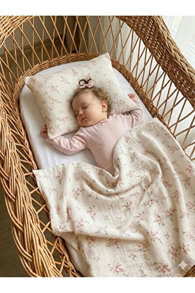 Sevza Kids غطاء وسادة من الموسلين مكون من قطعتين مصنوع من القطن بنسبة 100% - ...