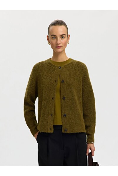 SELECTED Strickjacke Wollmix