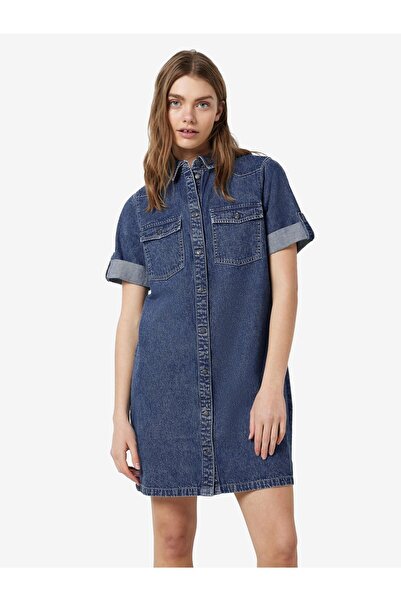 Noisy May Jeanskleid Kurzarm