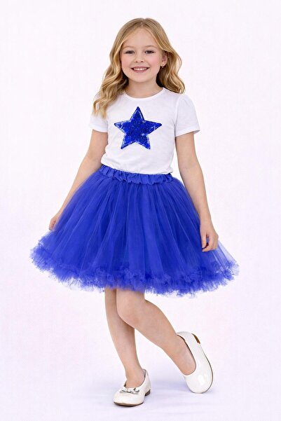 Nacar 23 Nisan 29 Ekim Gösteri Kıyafeti Kız Çocuk Modeli Etek Takımı