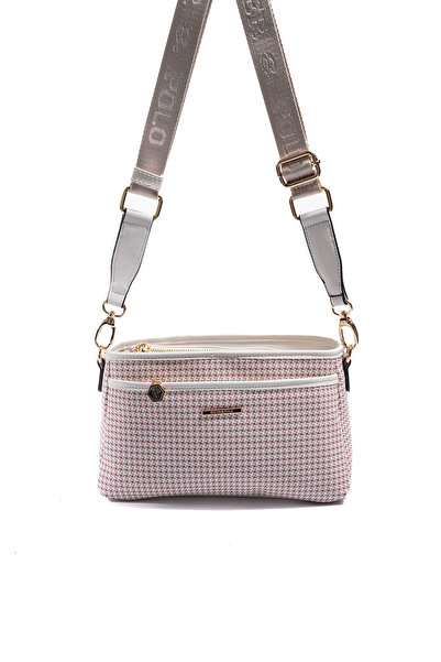 Silver Polo Silver & Polo SP1184 Γυναικεία Τσάντα χιαστί Πόδια Χήνας Καρό Βου...