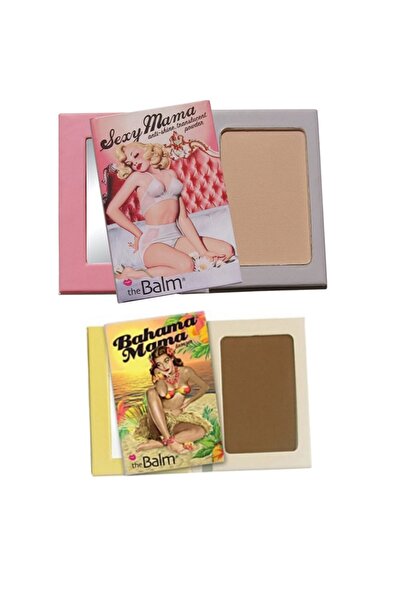 the balm Bahama Mama Allık-2,6 Gr +Sexy Mama Pudra-4,2 Gr Bronzer Aydınlatıcı...