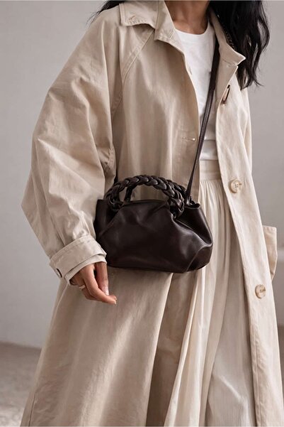 Yuka Atelier Aura Soft Örgü Saplı Mini Çapraz ve El Çantası