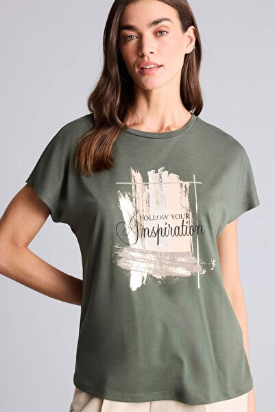 DeFacto Μπλουζάκι Relax Fit με τύπωμα H1392AX26SM