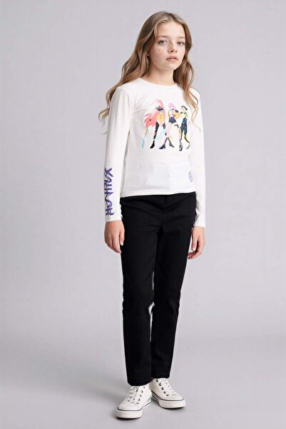 DeFacto Дънки с тясна кройка за момичета G0257A826SP