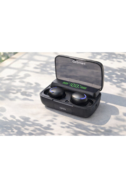 GoSmart GS-TWS-15 Kablosuz Kulaklık & Powerbank – Enerji Bitmez, Müzik Susmaz
