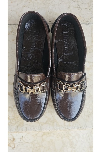 akix Daily Women's Ballerina Shoes Skin Shiny 1St Quality New Colors and Models