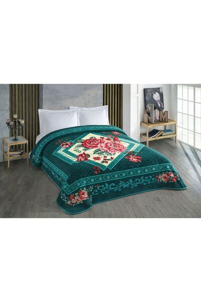 mevababy Yumuşak Ultra Kalın Battaniye Çift Katlı Battal Boy Çift Kişilik Esk...