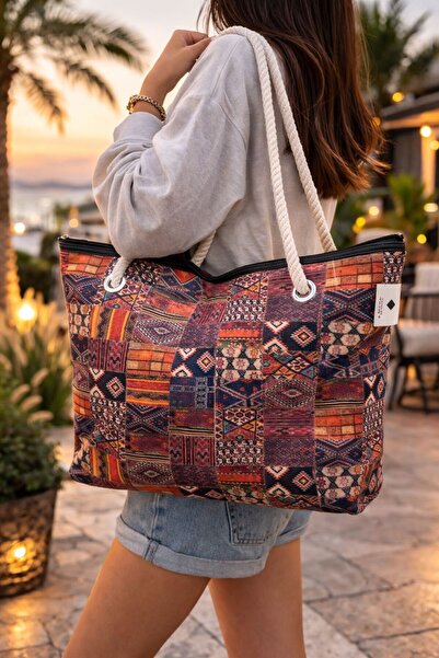 Modernica Women's Bag, Zippered Patterned Shoulder Bag