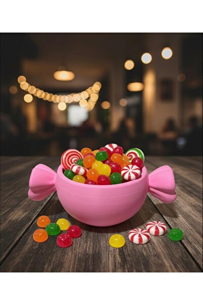 Sufle home dekor حامل عرض صغير مزخرف - وعاء للحلوى