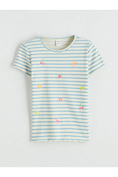 LC Waikiki Özmarka Нова колекция велосипедна блуза с ребра за момичета