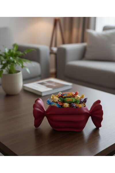 Sufle home dekor DEKORATİF SUNUMLUK ŞEKERLİK MEYVE SEPETİ