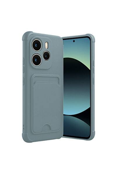 cepmoda حافظة سيليكون REDMİ "NOTE 14 (4G)" K حامل بطاقات i - تصميم نحيف E مرن...