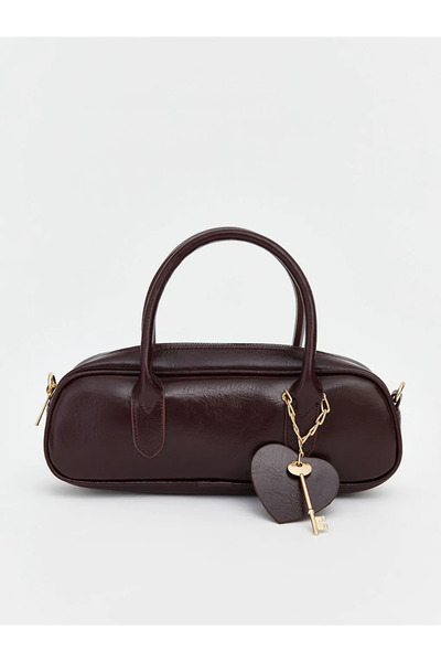 LC Waikiki Lcw Accessories Brown Leather Look Women's Shoulder Bag