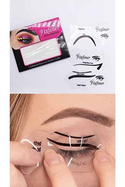 özgürce Kusursuz ve kalıcı eyeliner şablonu, kolay ve pratik uygulama için ideal