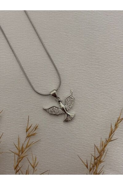 stainless steell Silver Phoenix Steel Necklace