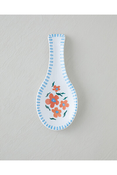 English Home Orangebloom Melamin Kaşıklık Mutfak Gereci 24 cm Turuncu-Mavi