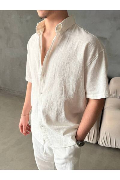 giyimbutik Yazlık Keten Takım Oversize