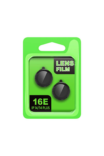 eco port عدسة كاميرا معدنية رايز لهاتف آيفون 16 - أسود