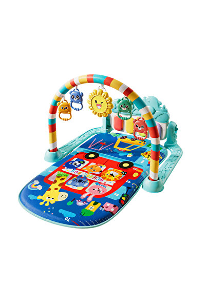 KidLe بساط لعب للأطفال مزود بلوحة مفاتيح بيانو، صالة ألعاب رياضية - بساط موسي...