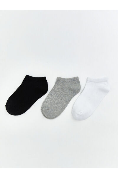 LC Waikiki مجموعة إلسيفا من الجوارب السوداء للأولاد مكونة من 3 قطع