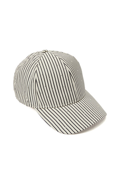 Network Renkli Çizgili Kadın Cap Şapka