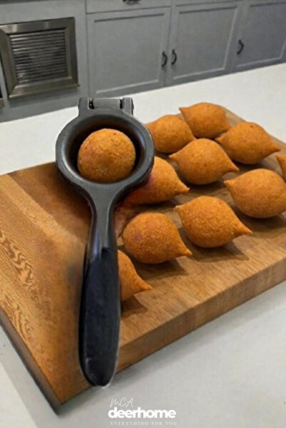 FeyzaDesign Pratik Metal İçli Köfte Kalıbı, Kolay ve Hızlı Şekillendirme Aracı