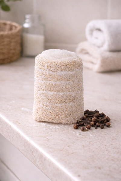 Lavandula Karanfilli, kendinden sabunlu doğal kabuk lifi / %100 Karanfil yağı...