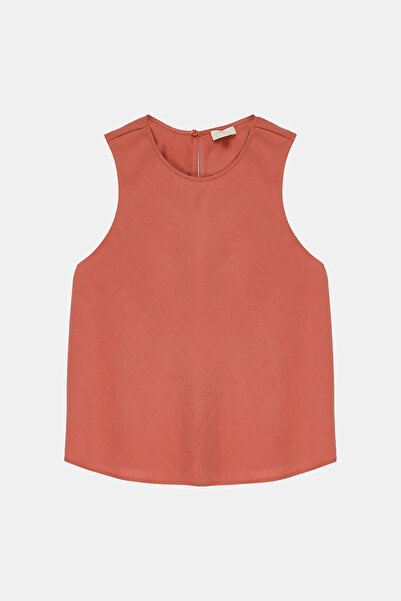 W Collection PEMBE KOLSUZ BLUZ