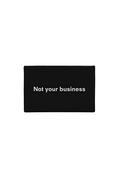 Desa Δεν είναι κανένα σας πρόβλημα KeinxDesa Μαύρη Δερμάτινη Θήκη Καρτών