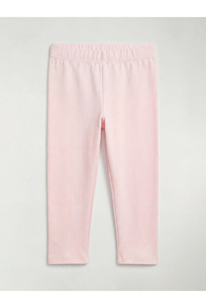 LC Waikiki مجموعة إلسيفا: سروال ضيق أساسي وردي اللون للفتيات