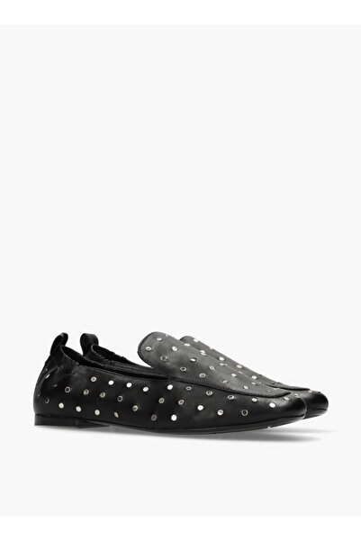 MEXX Women Rozy Lemon Studded Loafers