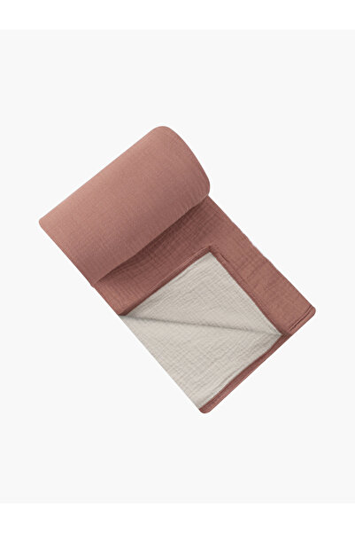 Infancie By Styli بطانية موسلين مزدوج الجوانب من قطن عضوي ، 120 × 120 سم