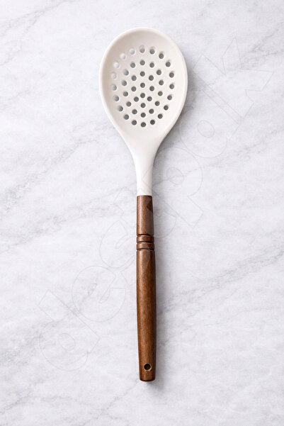 Destpak Akasya Strappy Silicone Colander - Serving Colander Fireproof Heat Re...