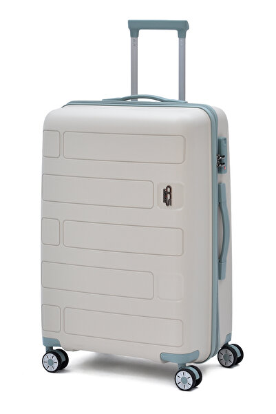 ÇÇS Polipropilen Kırılmaz Orta Boy Valiz – Sessiz Tekerlekli, Darbe Dayanıklı...