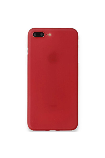 eco port حافظة آيفون 8 بلس من البولي بروبيلين، غطاء رفيع للغاية - أحمر