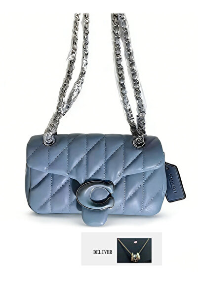 Coaves Tabby 20 Quilted Shoulder Bag in Nappa