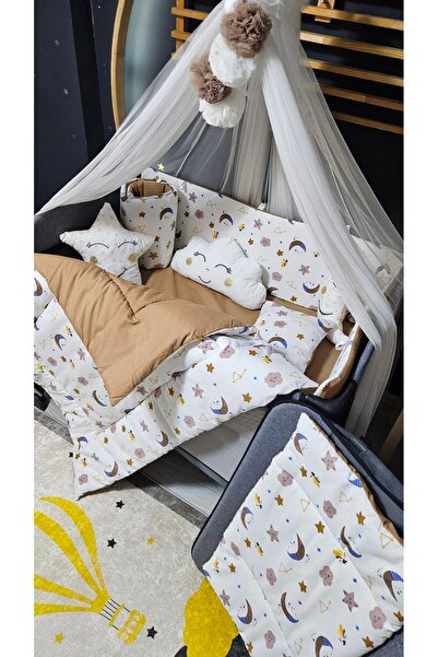 bebek_iklimi 70X110 Park Crib Baby Sleeping Set - Includes Lycra Luxury Mosqu...